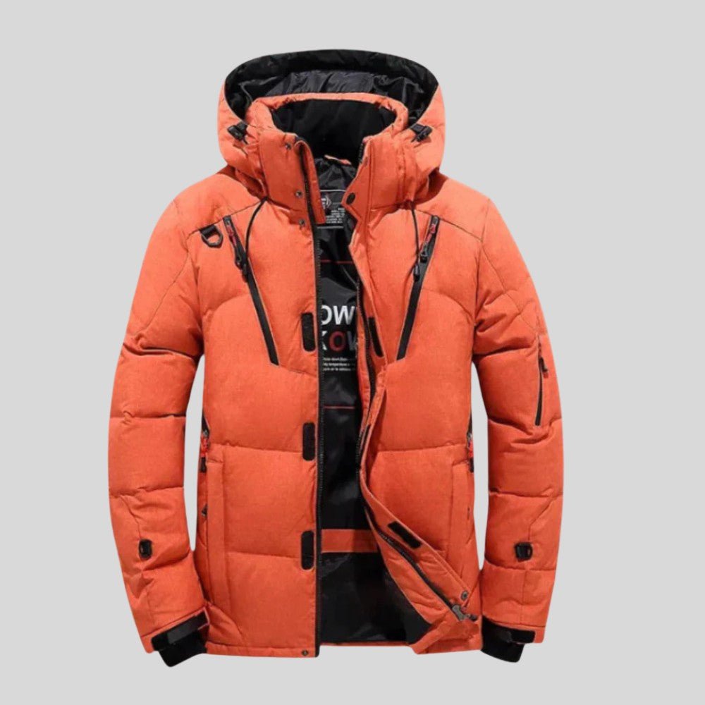 Insulated Puffer Jacket with Hood - Men's Puffer Jacket - Wild Eye Vision