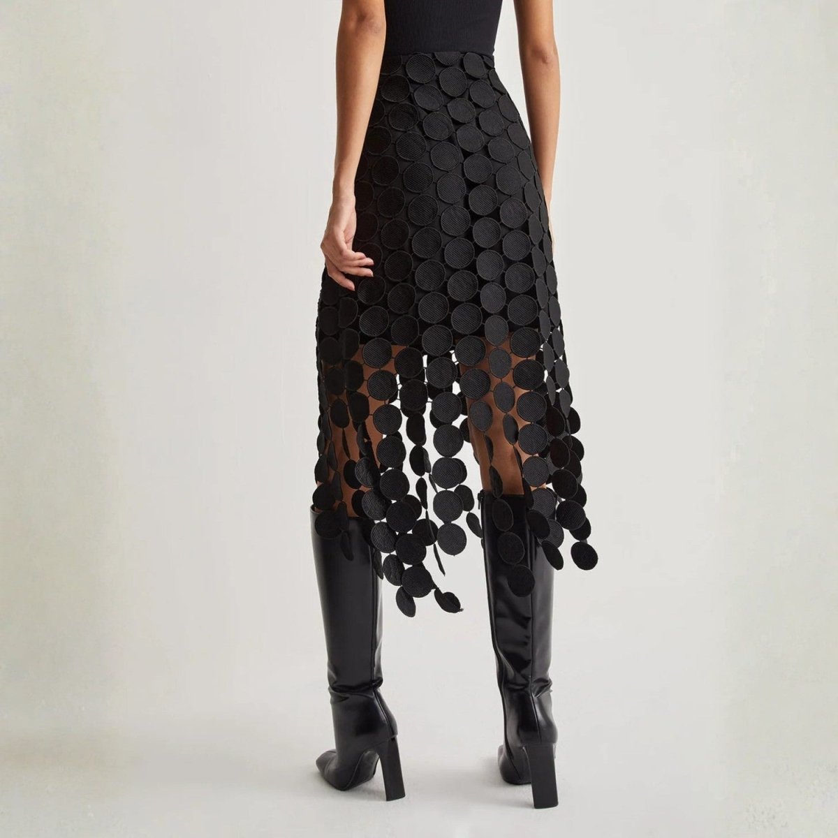 Layered Mesh Midi Skirt - Skirt - Wild Eye Vision