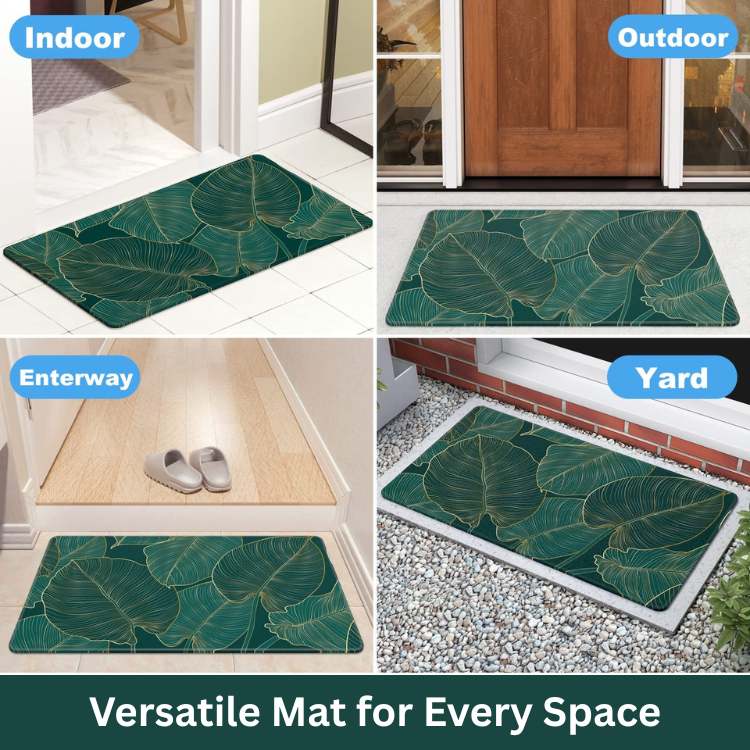 LeafGold Welcome Door Mat - Door Mat - Wild Eye Vision