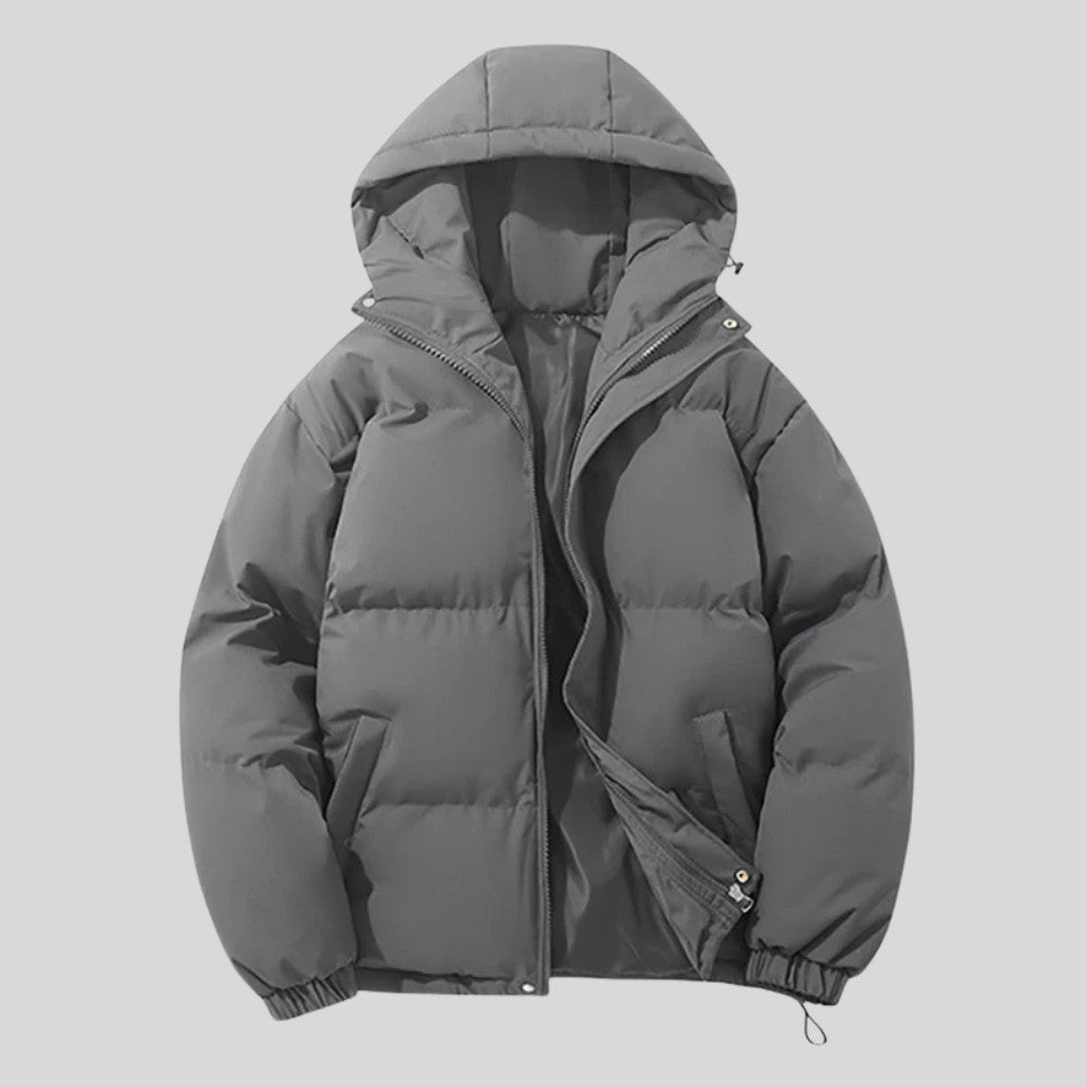 Lightweight Hooded Puffer Jacket - Men's Puffer Jacket - Wild Eye Vision