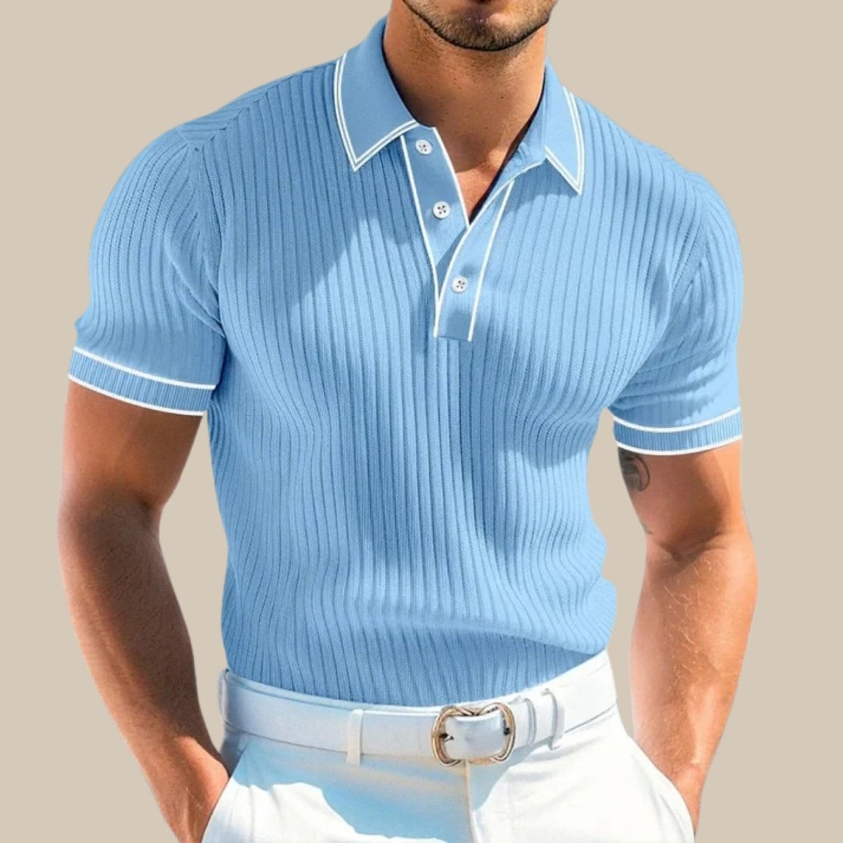 Lightweight Ribbed Summer Polo - Polo Shirts - Wild Eye Vision