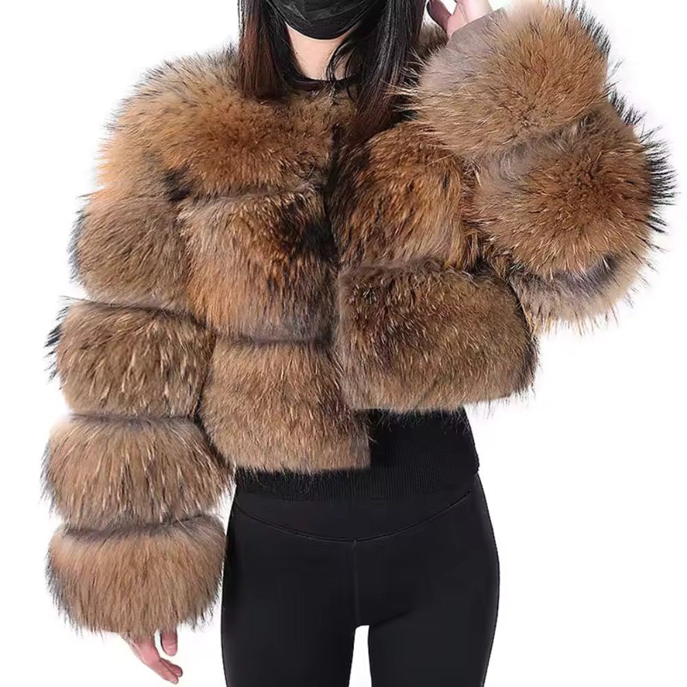 Luxury Faux Fur Winter Coat - Wild Eye Vision