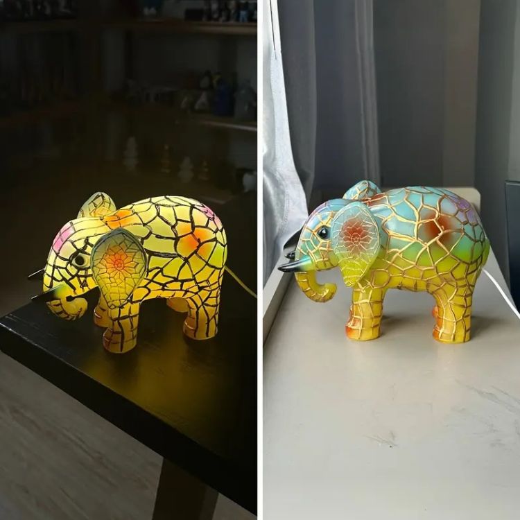 Majestic Elephant LED Lamp - LED Lamp - Wild Eye Vision
