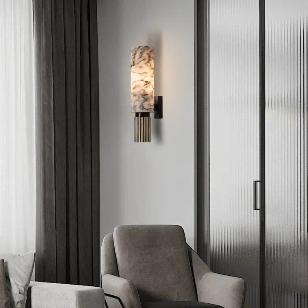 MarbleGlow Vertical Wall Light - Wall Light - Wild Eye Vision