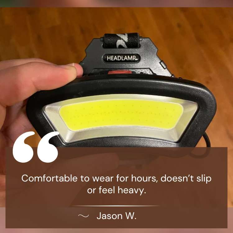 MaxGlow LED Headlamp - Magnetic Net - Wild Eye Vision