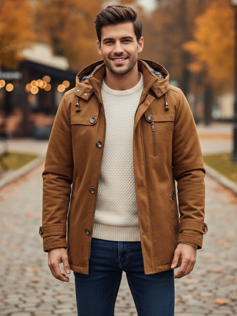 Men's All - Season Hooded Jacket - Men's Winter Jacket - Wild Eye Vision