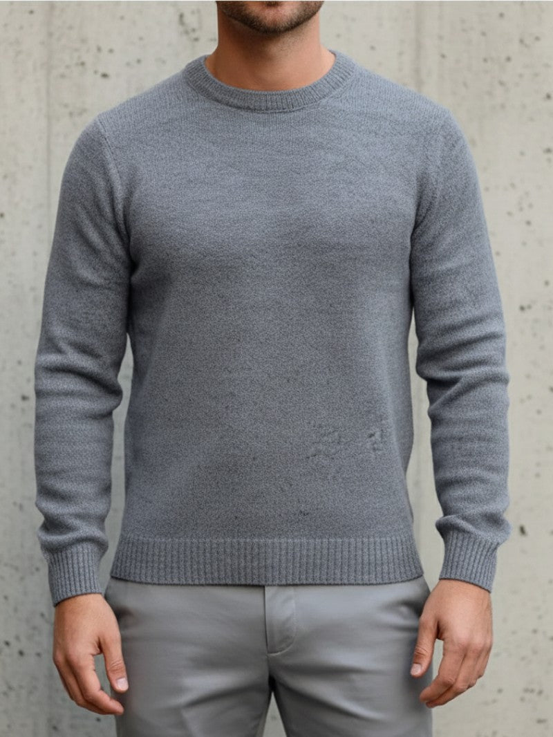 Men’s Casual Crew Neck Sweater - Men Jumper - Wild Eye Vision