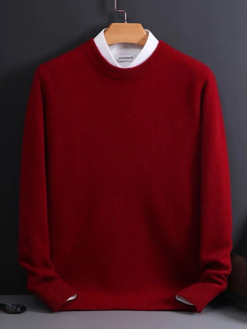 Men’s Classic Crew Neck Sweater - Men Jumper - Wild Eye Vision