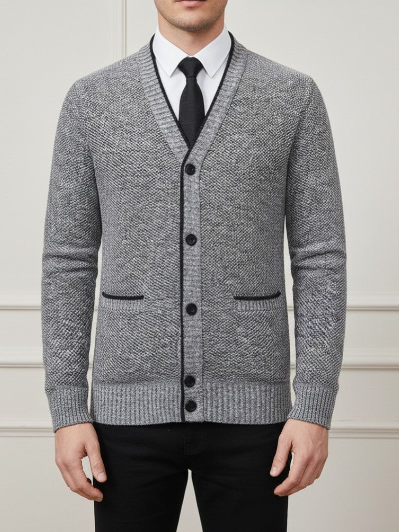 Men’s Classic Knit Cardigan - Men Cardigan - Wild Eye Vision