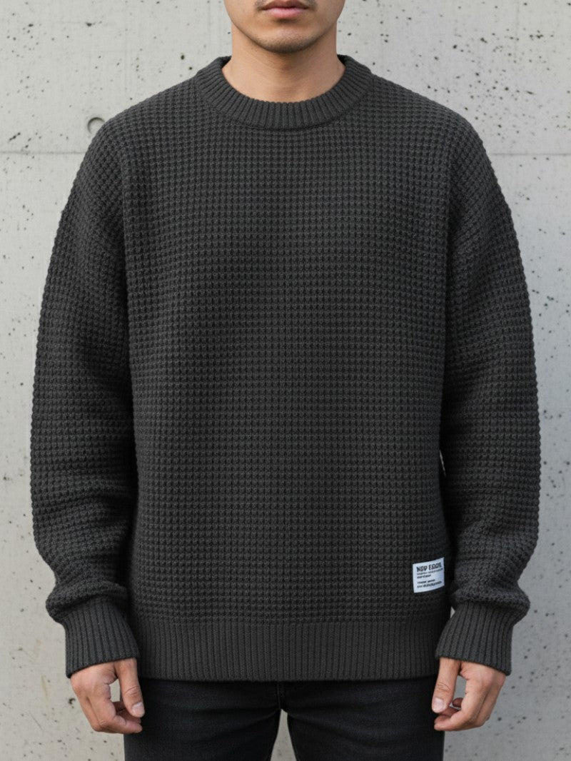 Men’s Classic Knit Crew Neck Jumper - Men Knitted Jumper - Wild Eye Vision