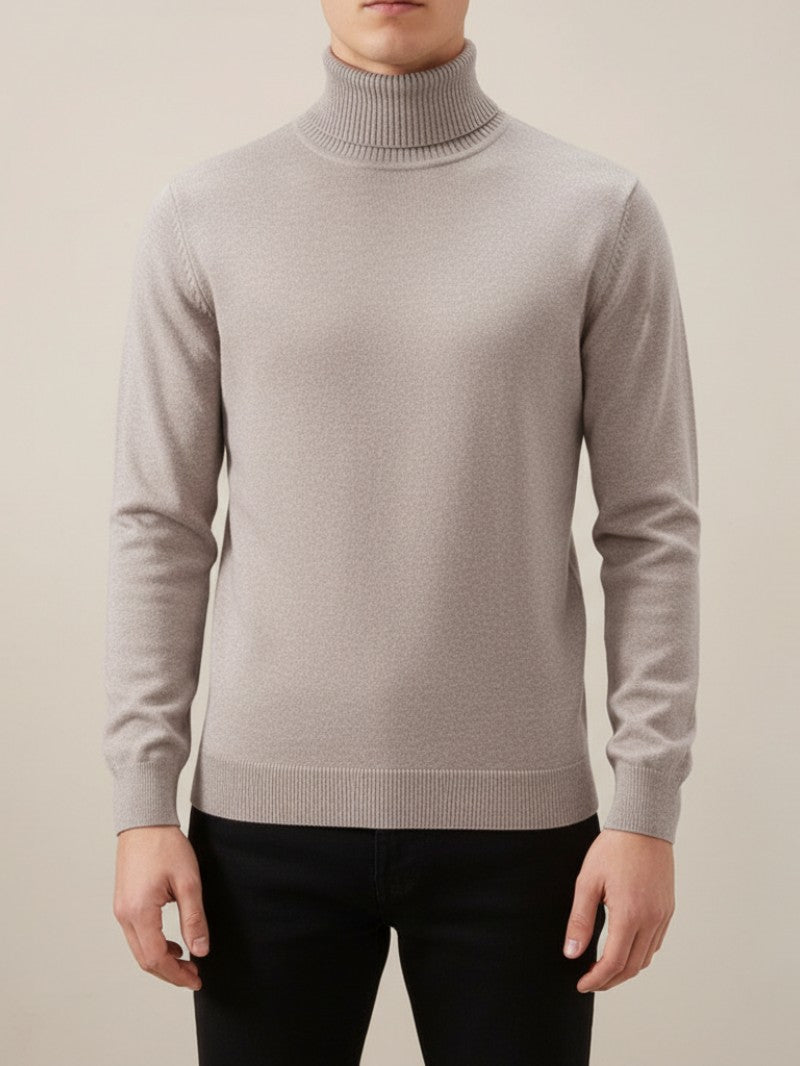 Men’s Classic Turtleneck Jumper - Men Jumper - Wild Eye Vision