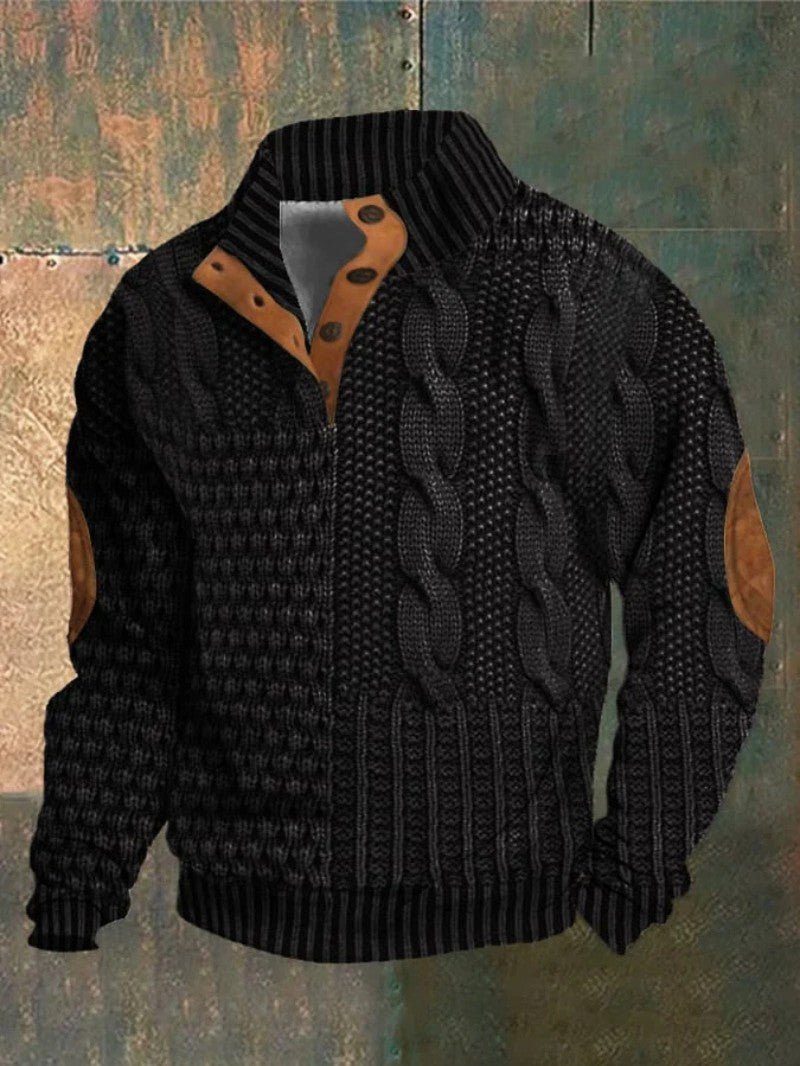 Men’s Classic Winter Knit Jumper - Men Jumper - Wild Eye Vision