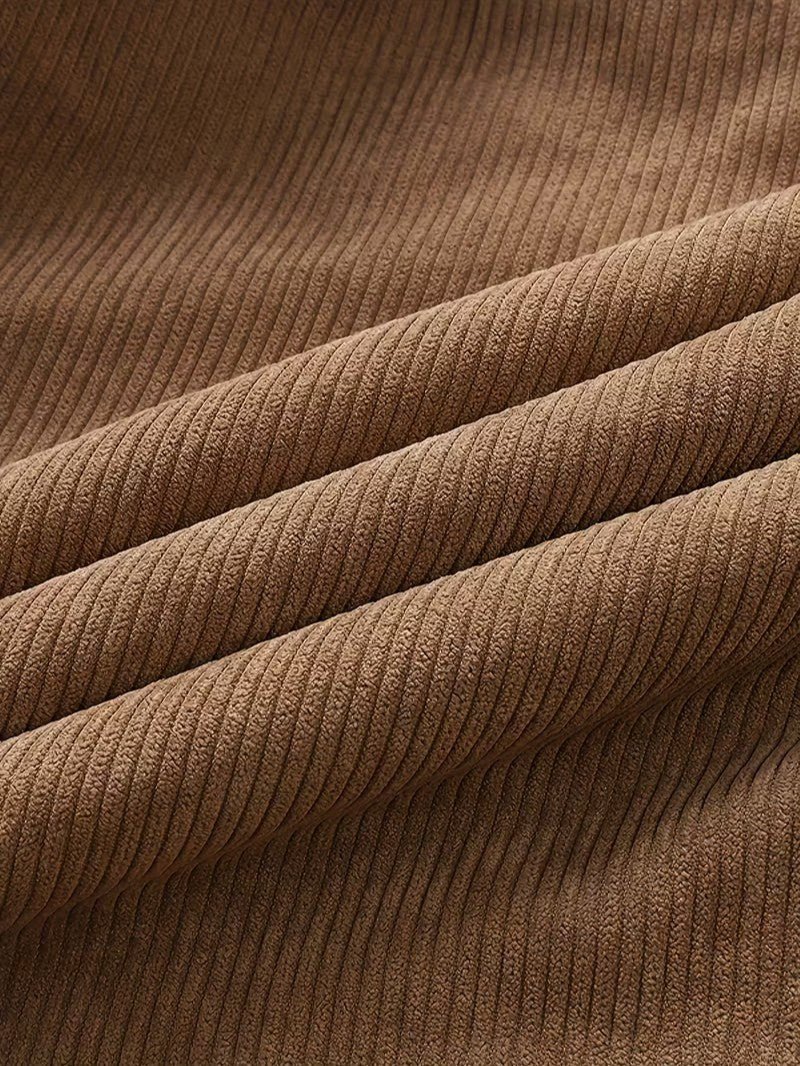 Men’s Corduroy Fleece Jacket - Men's Sherpa Jacket - Wild Eye Vision