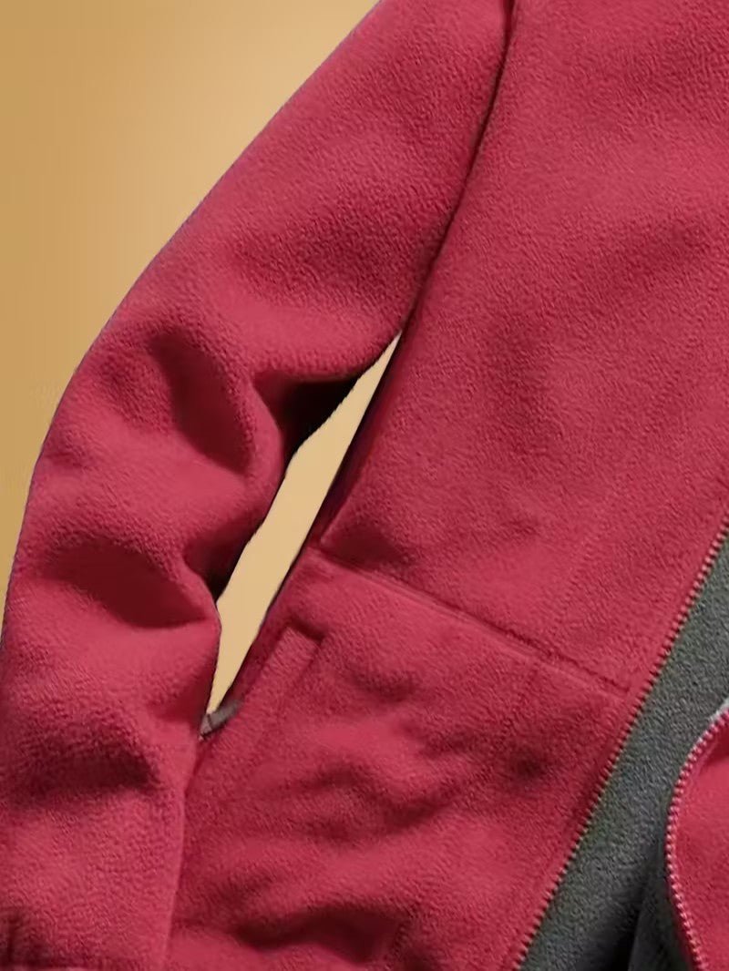 Men’s Fleece Jacket Warm Winter Outdoor Coat - Men's Coat - Wild Eye Vision