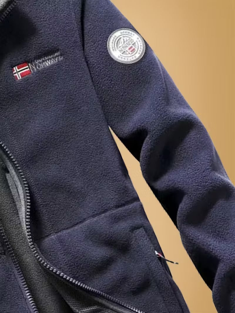 Men’s Fleece Jacket Warm Winter Outdoor Coat - Men's Coat - Wild Eye Vision