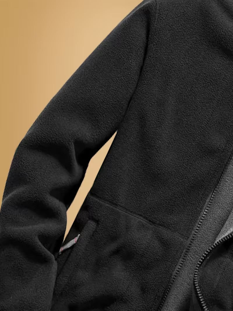 Men’s Fleece Jacket Warm Winter Outdoor Coat - Men's Coat - Wild Eye Vision