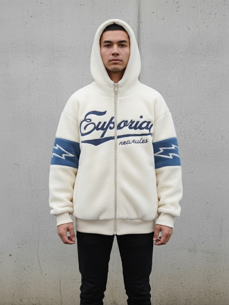 Men’s Fleece Zip - Up Hoodie - Men Cardigan - Wild Eye Vision