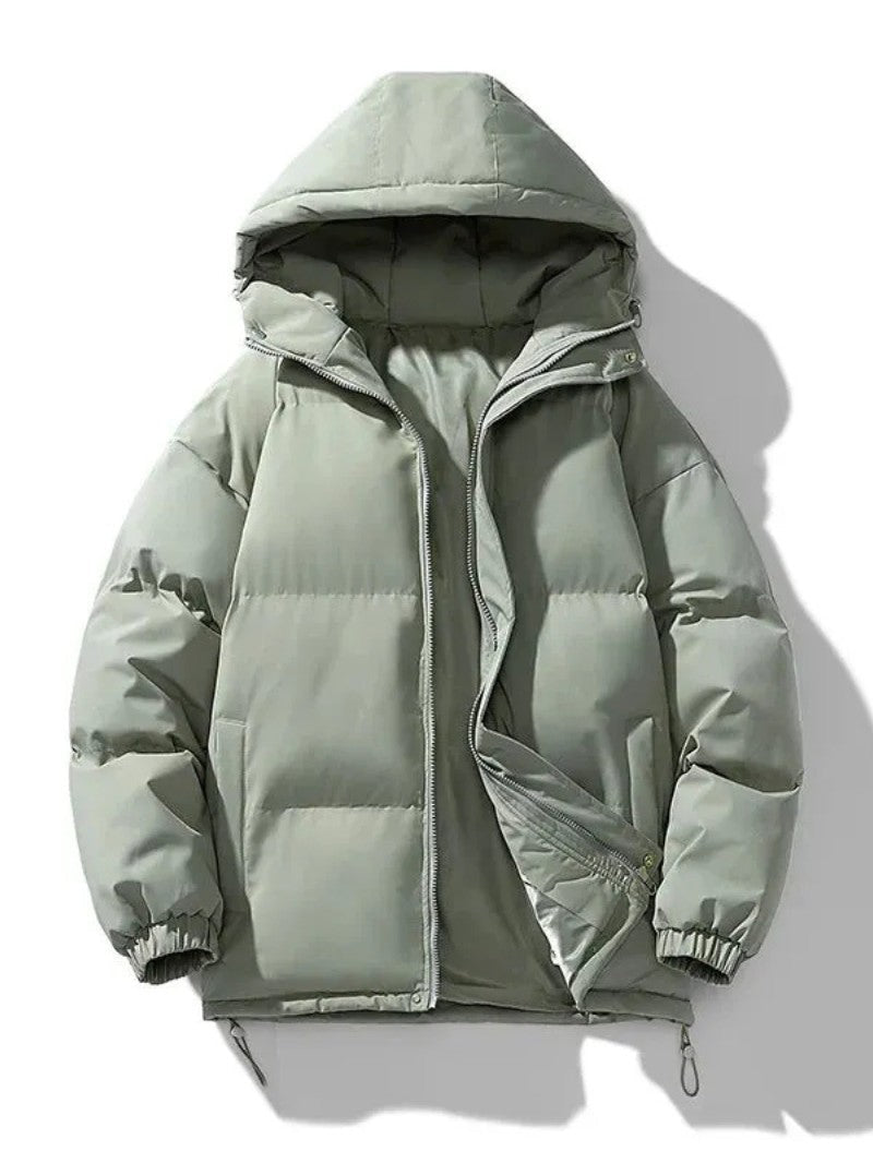 Men’s Hooded Puffer Jacket for Winter - Men's Puffer Jacket - Wild Eye Vision
