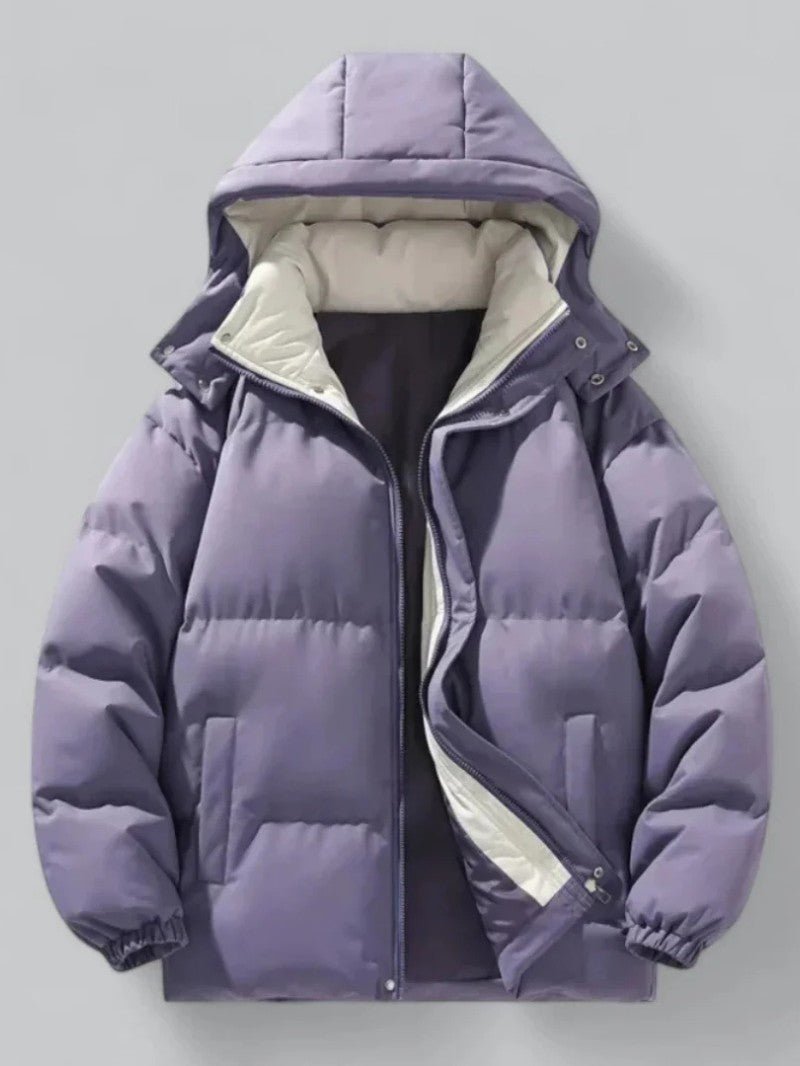 Men’s Hooded Puffer Jacket for Winter - Men's Puffer Jacket - Wild Eye Vision