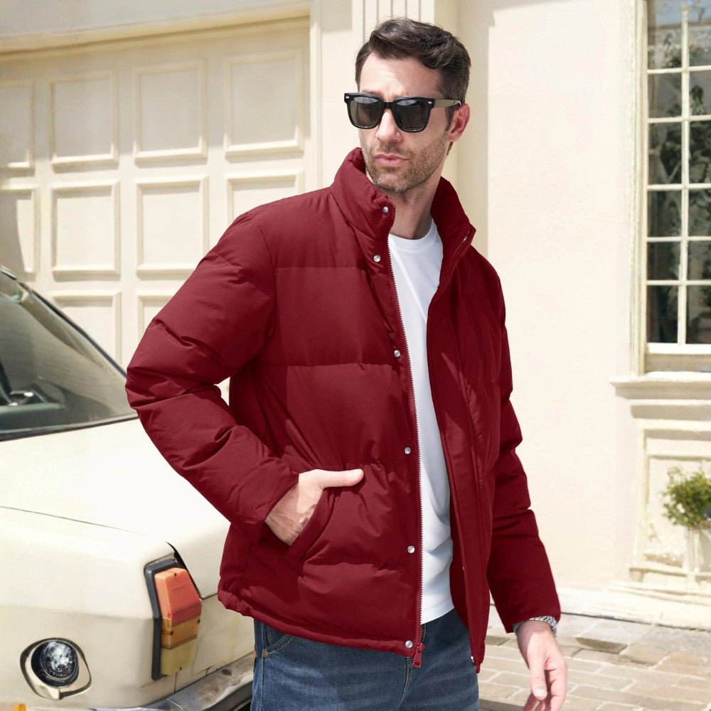 Men’s Insulated Puffer Jacket - Men's Puffer Jacket - Wild Eye Vision