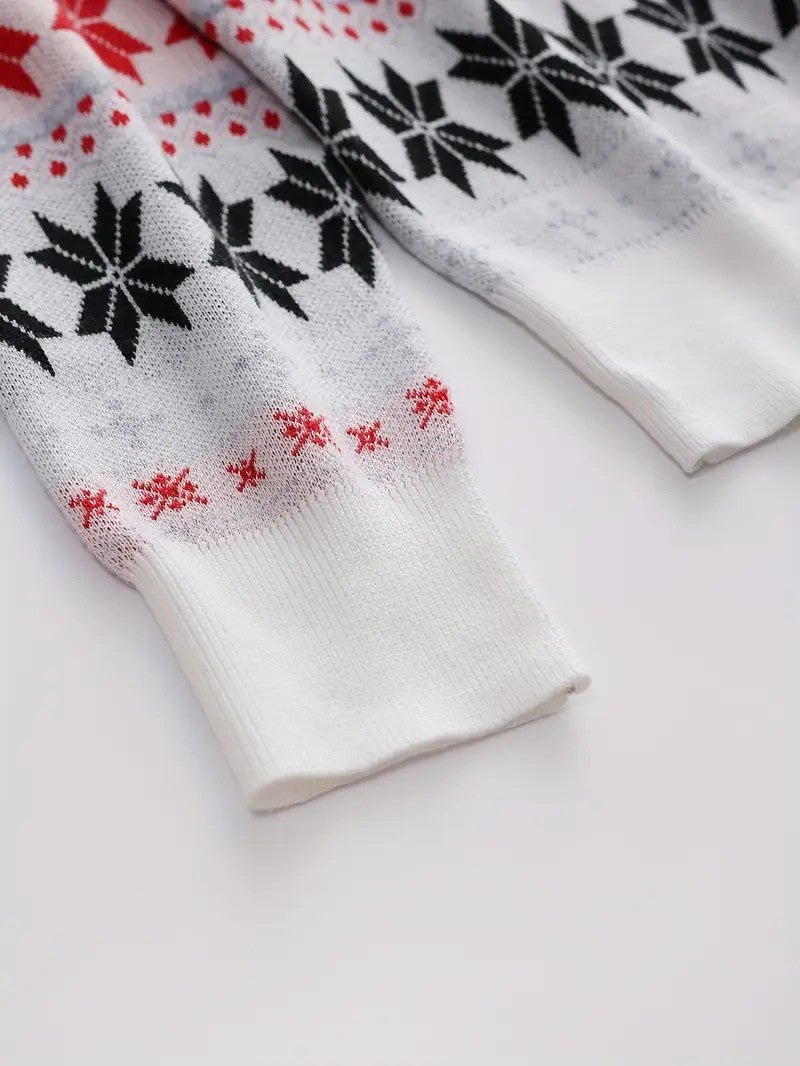 Men’s Knitted Cable Christmas Sweater - Mens Christmas Jumpers - Wild Eye Vision