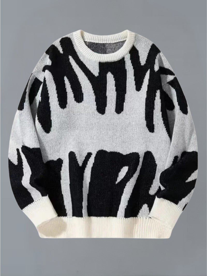 Men’s Modern Knit Pullover - Men Knitted Jumper - Wild Eye Vision