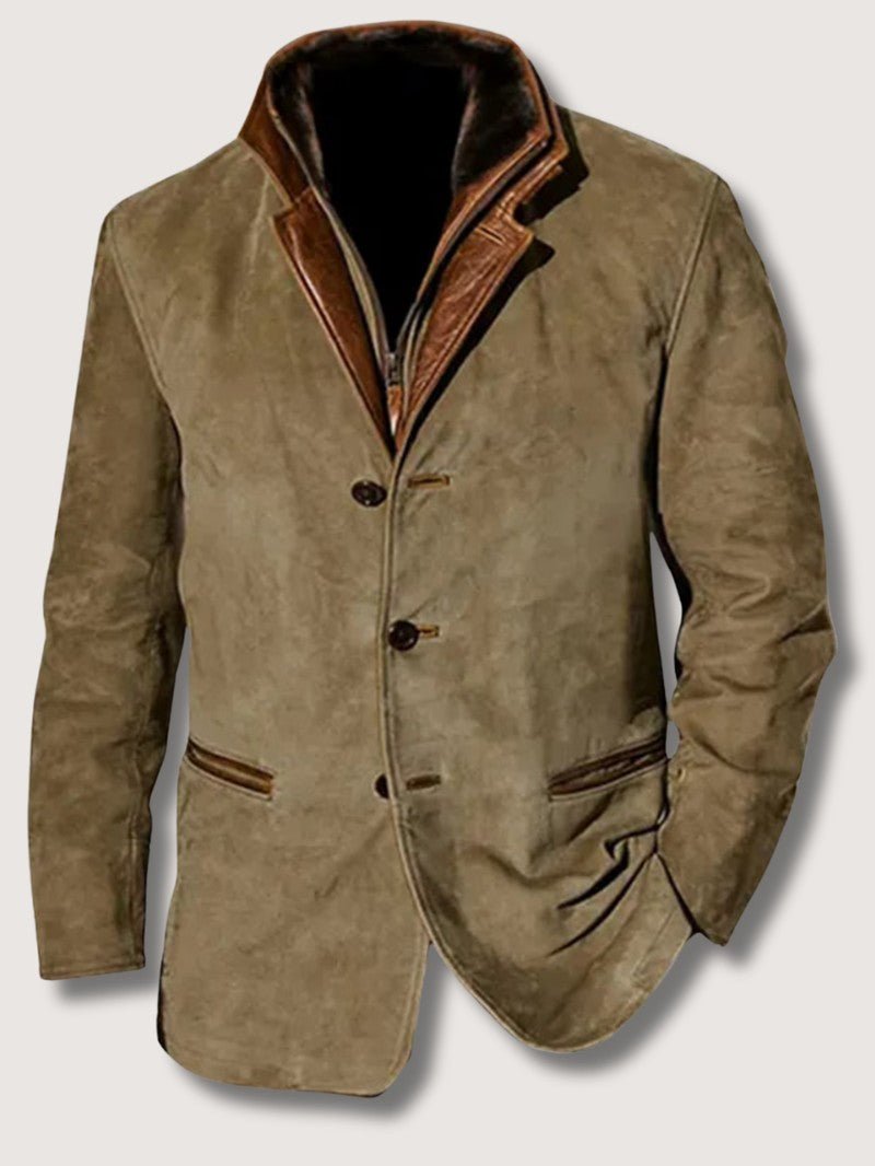 Men’s Premium Leather Jacket - Men's Winter Jacket - Wild Eye Vision