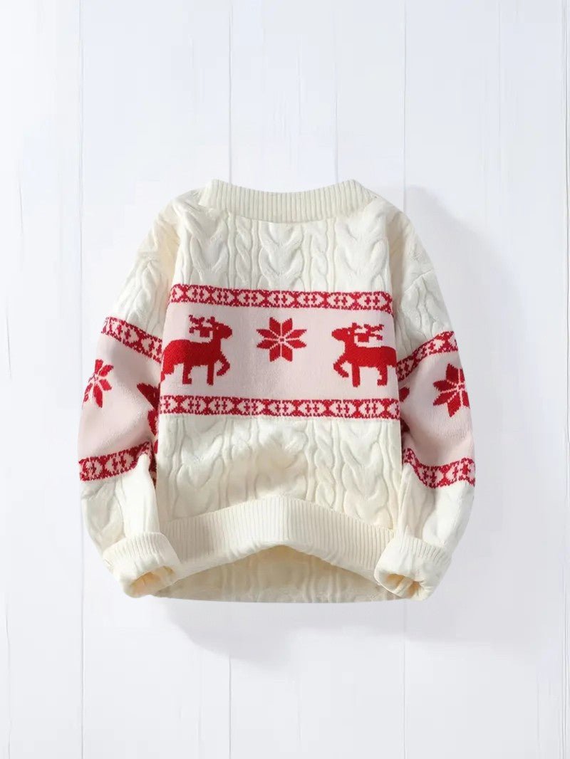 Men’s Reindeer Christmas Sweater - Mens Christmas Jumpers - Wild Eye Vision
