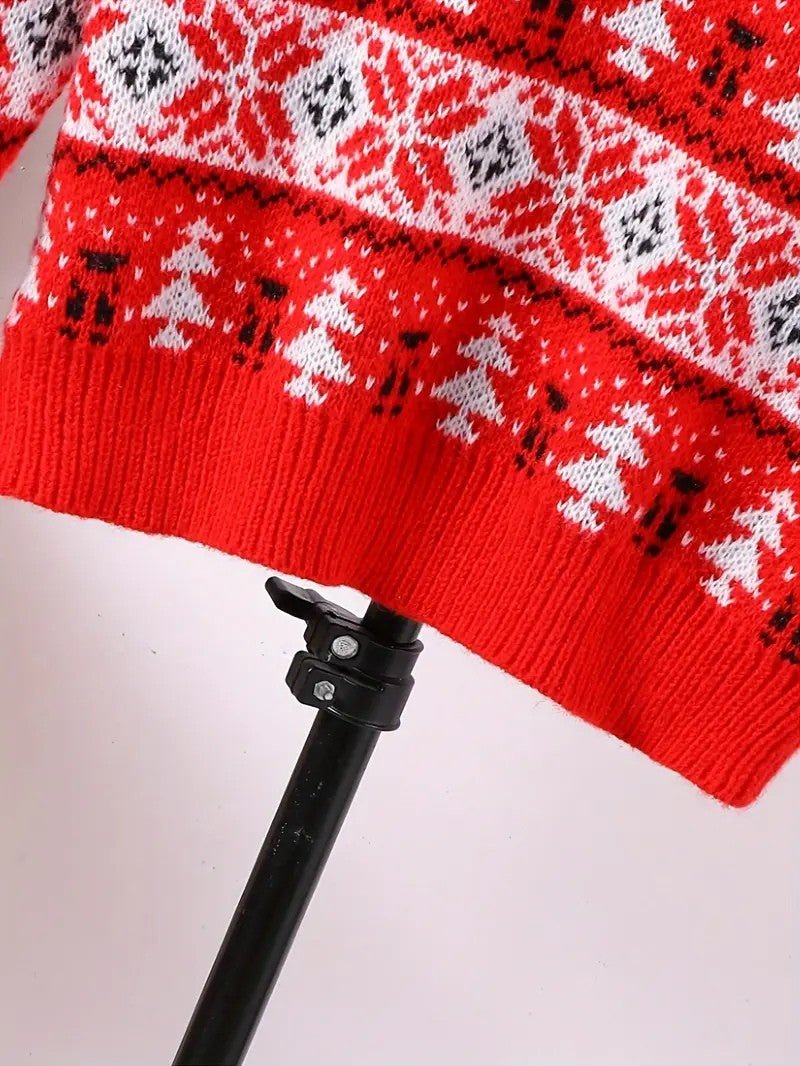 Men’s Reindeer & Tree Christmas Sweater - Mens Christmas Jumpers - Wild Eye Vision