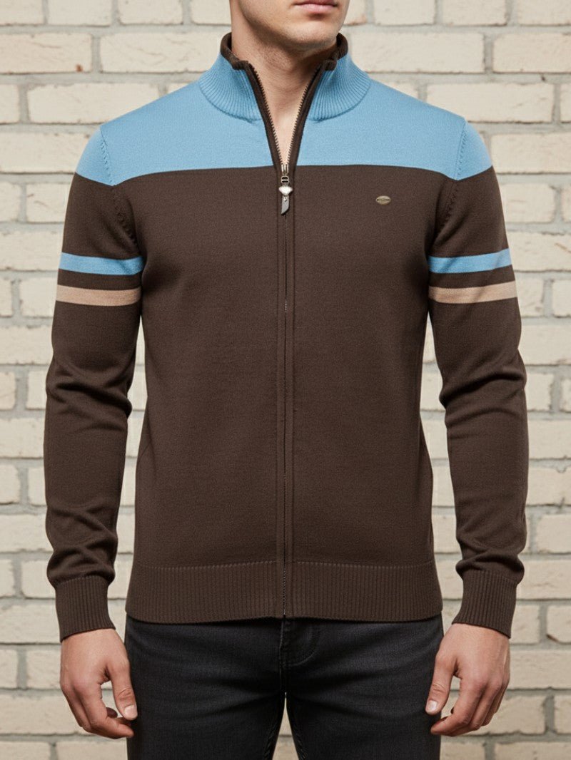 Men’s Retro Striped Knit Jumper - Men Jumper - Wild Eye Vision