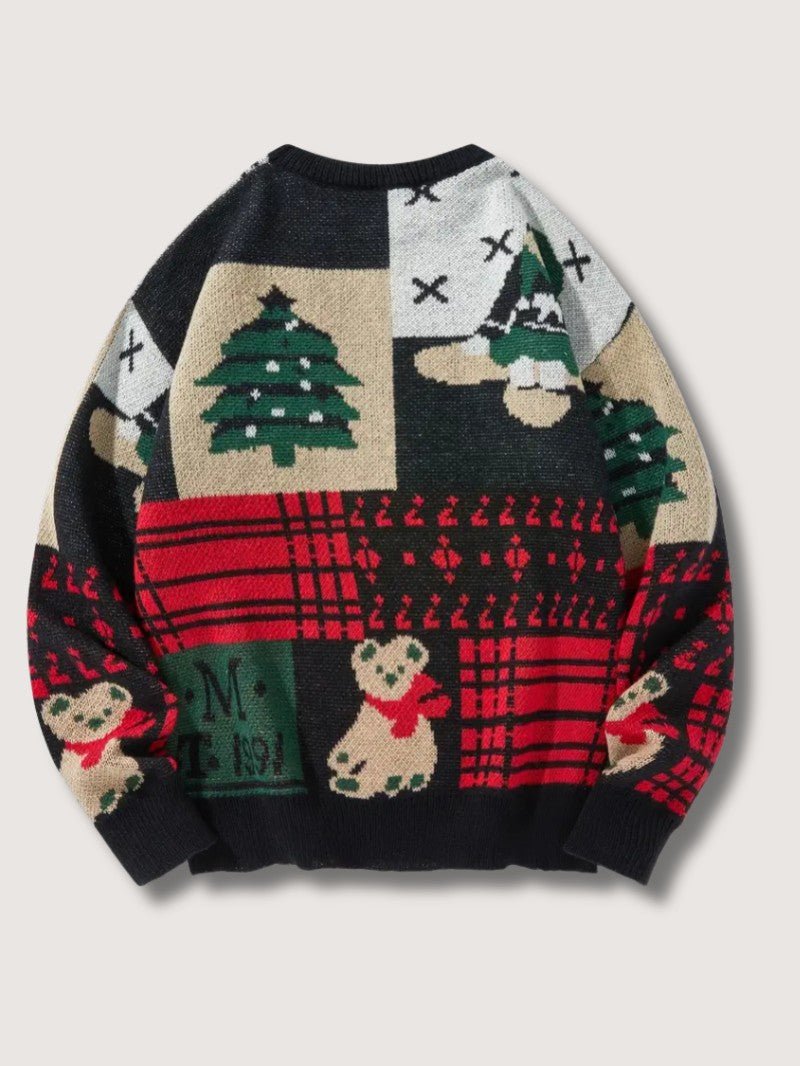 Men’s Santa Bear Christmas Sweater - Mens Christmas Jumpers - Wild Eye Vision