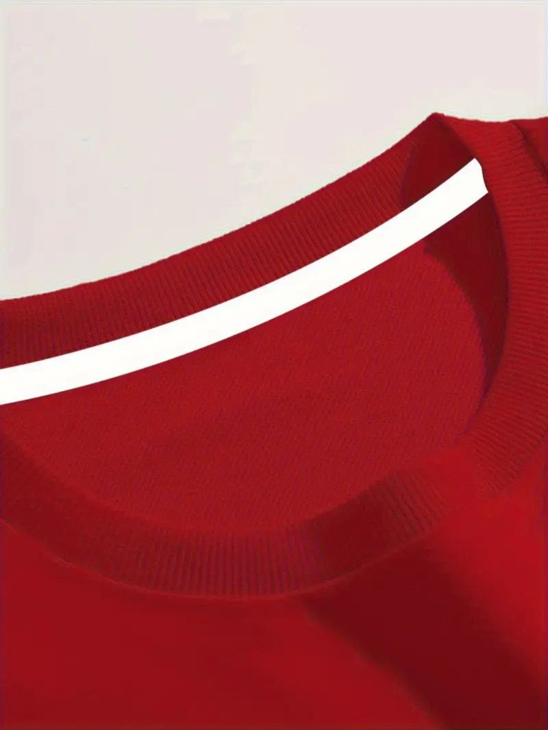 Men’s Santa & Fawn Print Sweater - Mens Christmas Jumpers - Wild Eye Vision