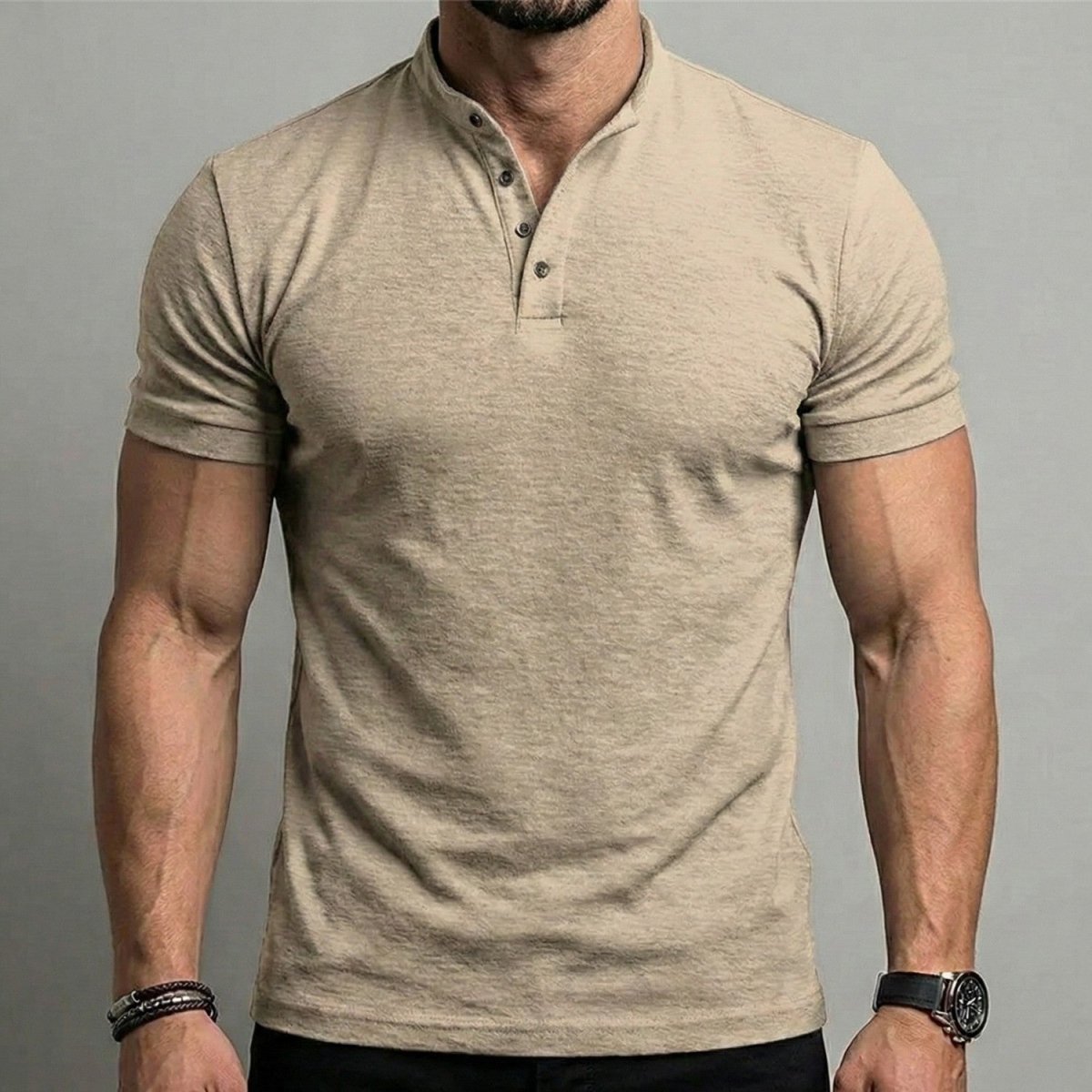 Men's Tailored Muscle Fit Polo Shirt - Polo Shirts - Wild Eye Vision