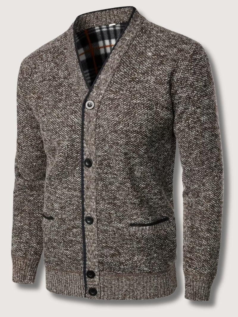 Men’s Thick Knit Cardigan - Men Knit Cardigan - Wild Eye Vision