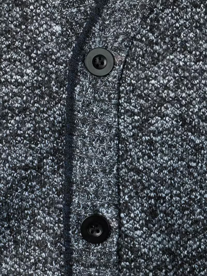 Men’s Thick Knit Cardigan - Men Knit Cardigan - Wild Eye Vision