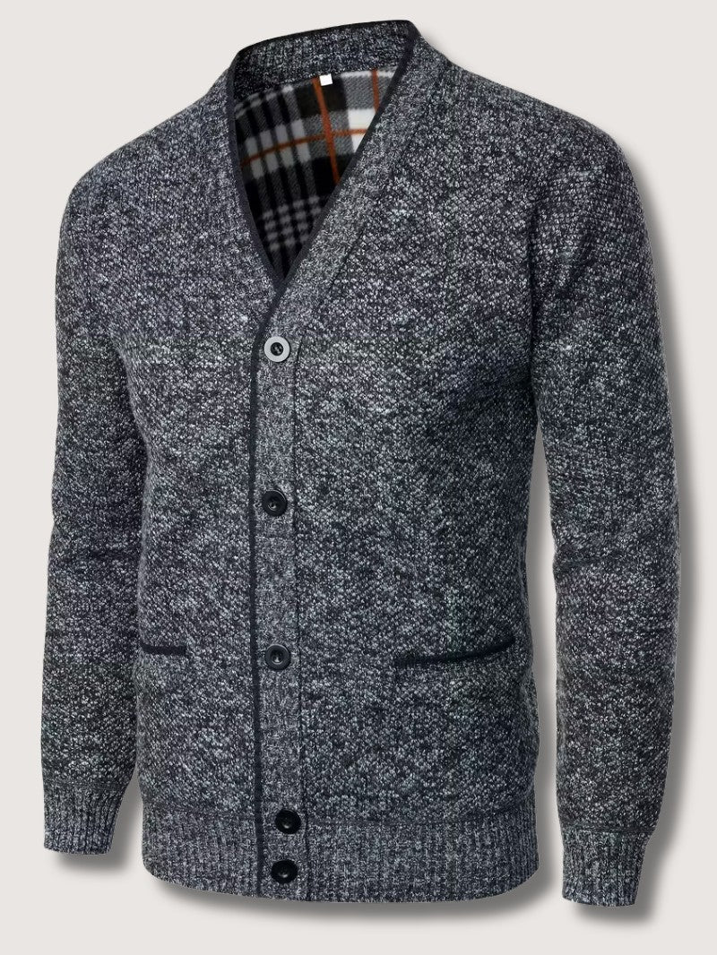 Men’s Thick Knit Cardigan - Men Knit Cardigan - Wild Eye Vision