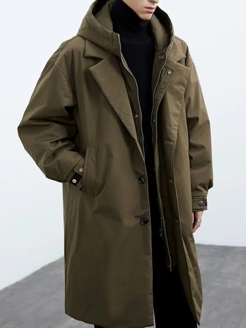 Men’s Windproof Leisure Parka Coat - Men's Coat - Wild Eye Vision