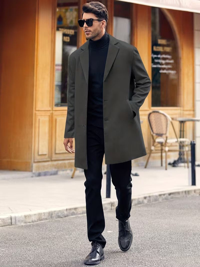 Men’s Winter Trench Coat - Men's Coat - Wild Eye Vision