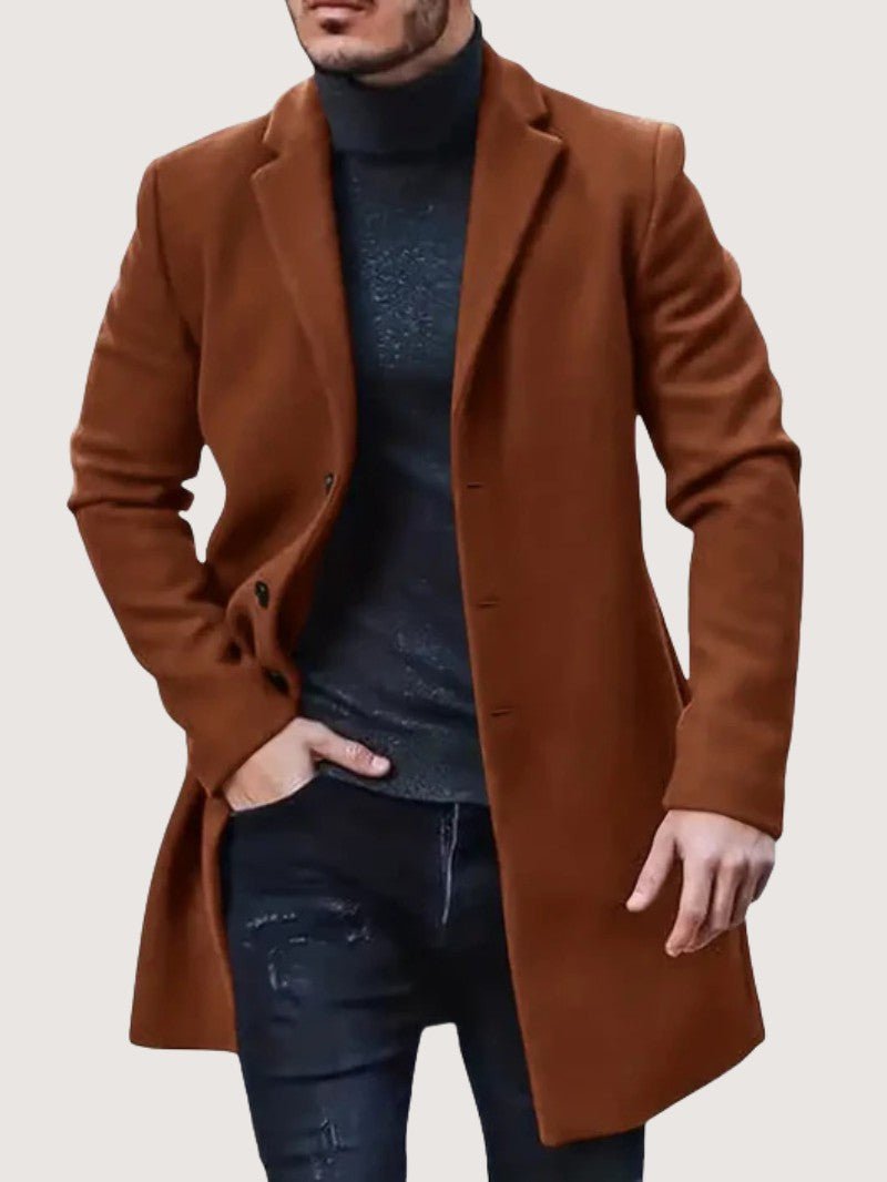 Men’s Winter Trench Coat - Men's Coat - Wild Eye Vision