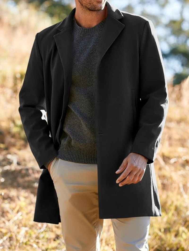 Men’s Winter Trench Coat - Men's Coat - Wild Eye Vision