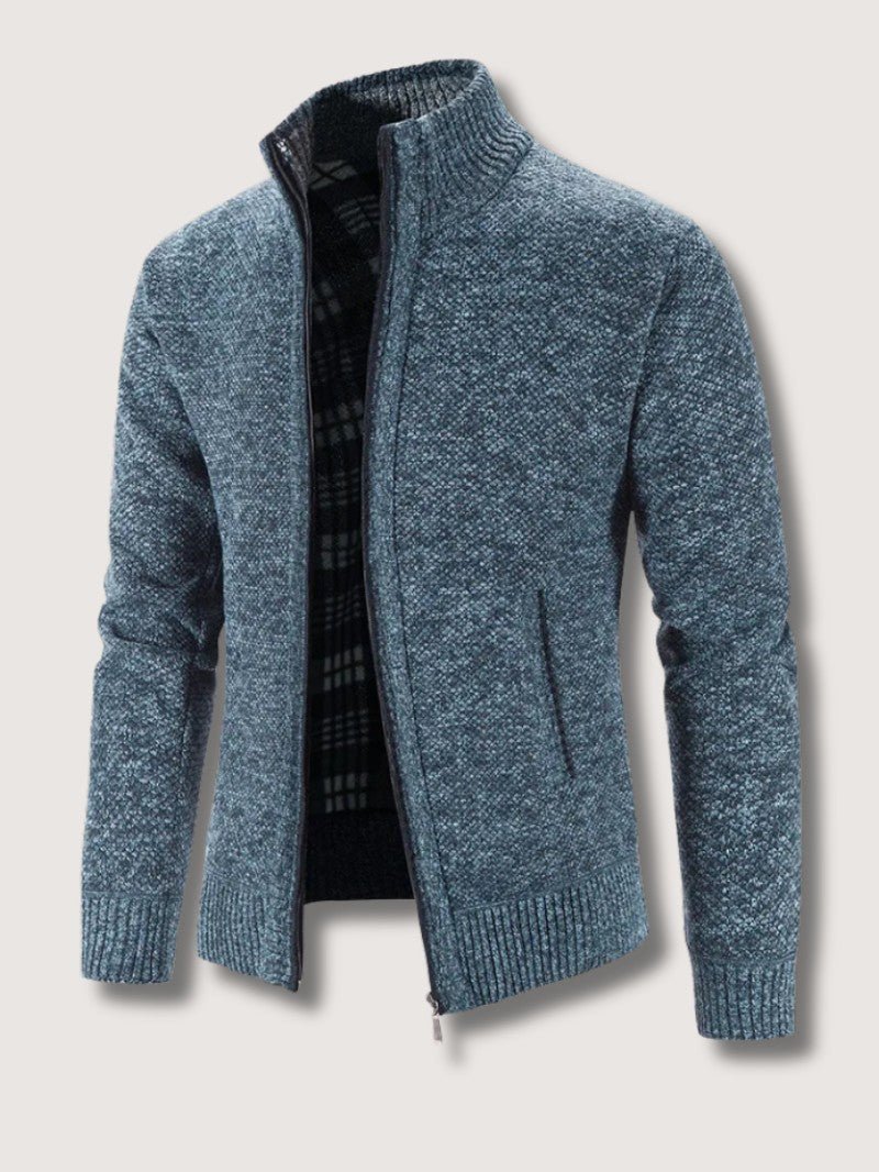 Men’s Winter Zip Cardigan - Men Cardigan - Wild Eye Vision