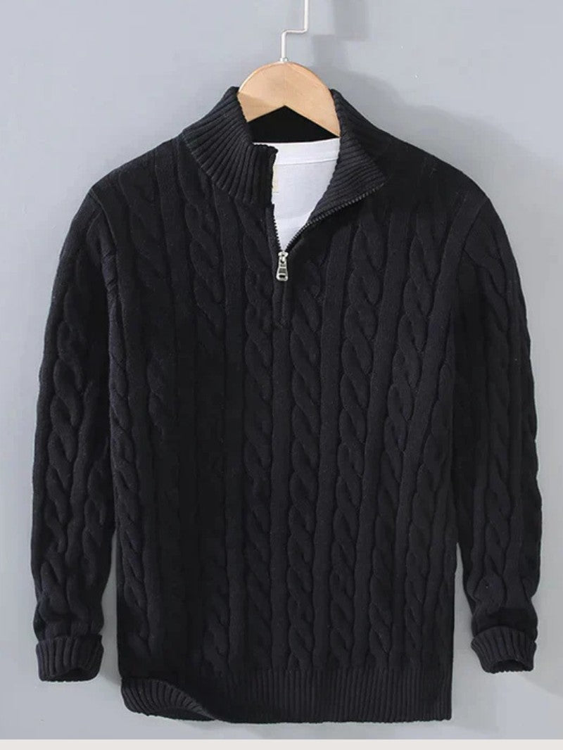 Men’s Wool Knit Sweater - Men Knitted Jumper - Wild Eye Vision