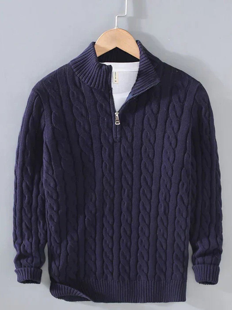 Men’s Wool Knit Sweater - Men Knitted Jumper - Wild Eye Vision