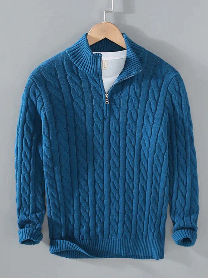 Men’s Wool Knit Sweater - Men Knitted Jumper - Wild Eye Vision