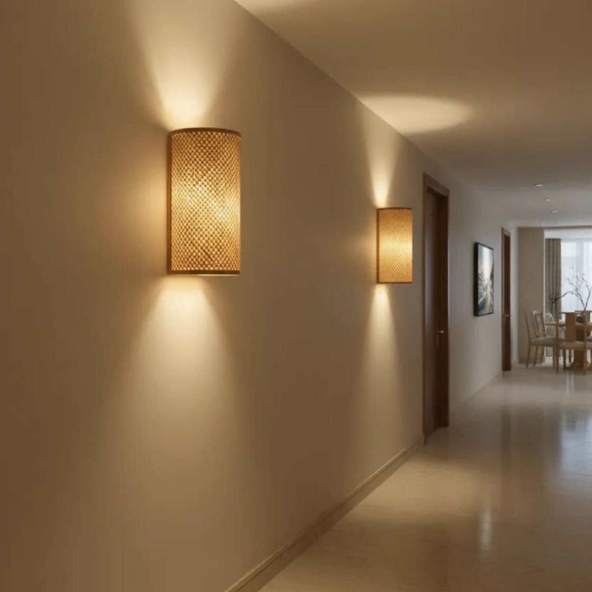 Minimalist Bamboo Wall Lamp - Wall Light - Wild Eye Vision