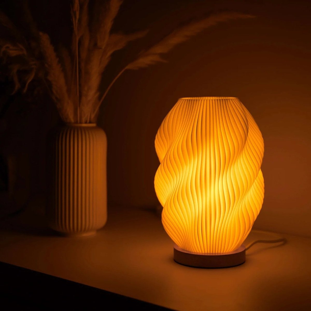 Modern Wave Glow Table Lamp - Table Lamp - Wild Eye Vision
