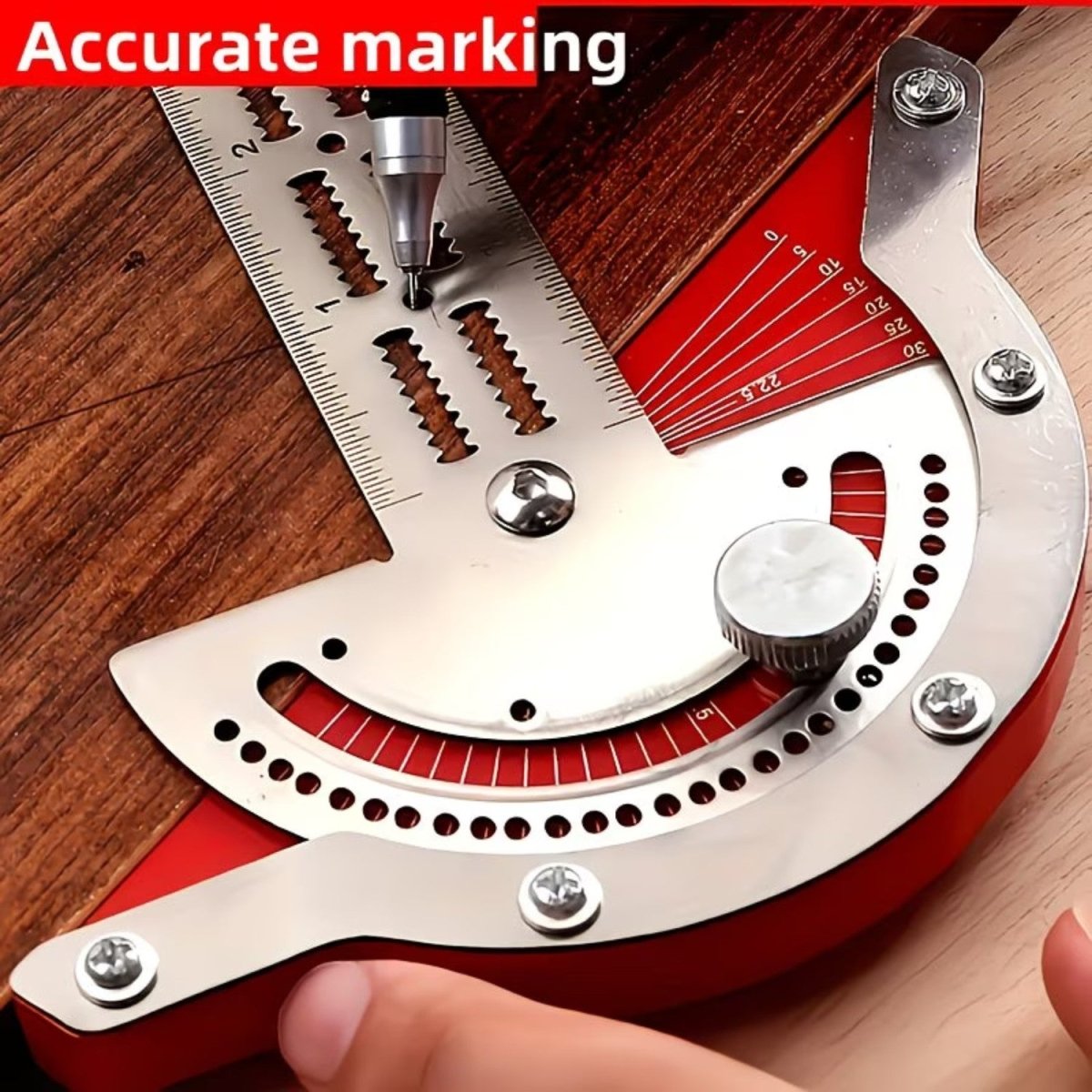 Multi - Angle Woodworking Ruler - Measuring Ruler - Wild Eye Vision
