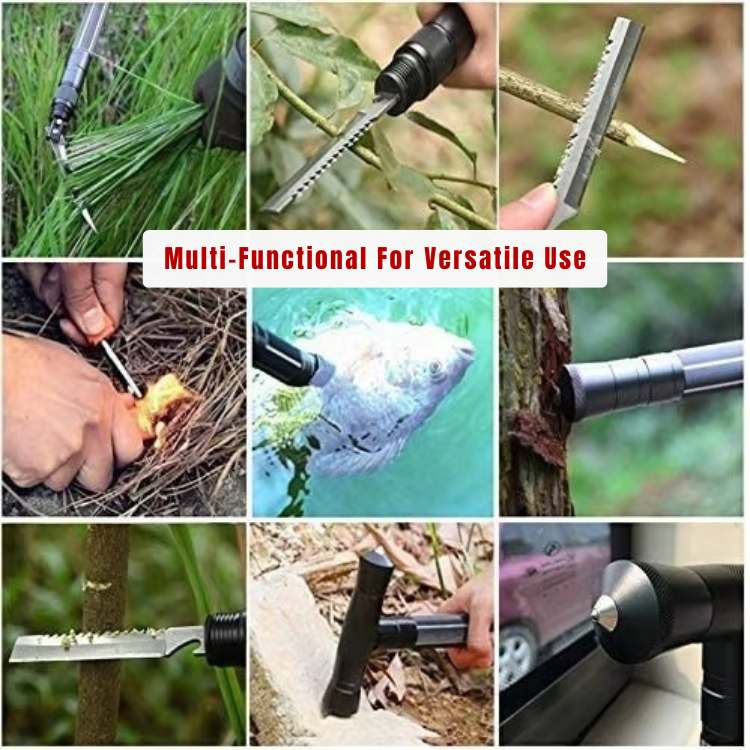 Multifunction Tactical Hiking Stick - Hiking Stick - Wild Eye Vision