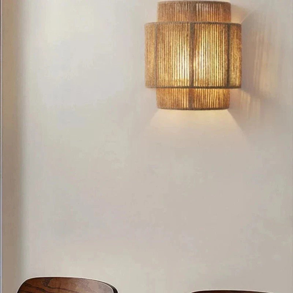 Natural Rattan Weave Wall Light - Wall Light - Wild Eye Vision