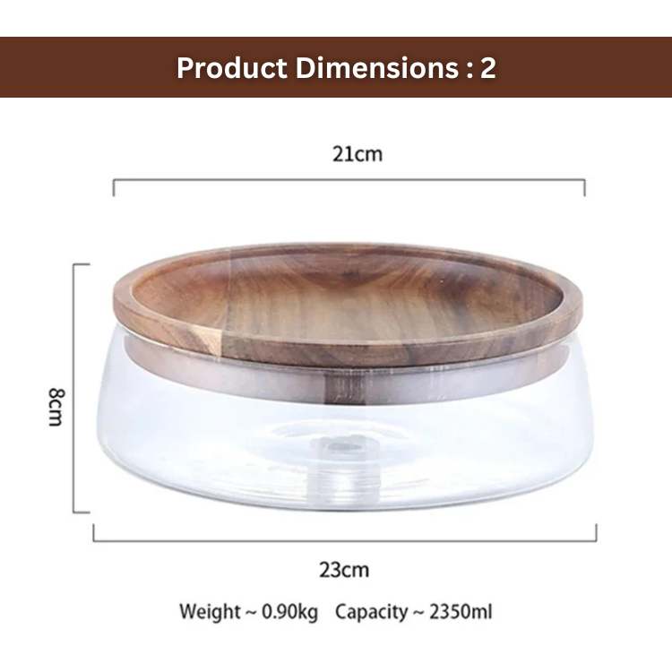 NatureNest Wooden Food Container - Food Container - Wild Eye Vision